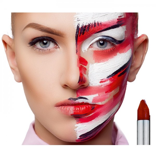 Lápis Pintura Facial Vermelho